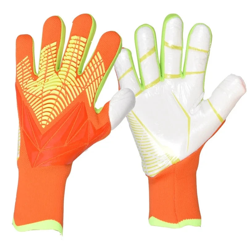 Premium Latex Adult Kids Training Match Durable Goalkeeper Football Goalkeeper Gloves