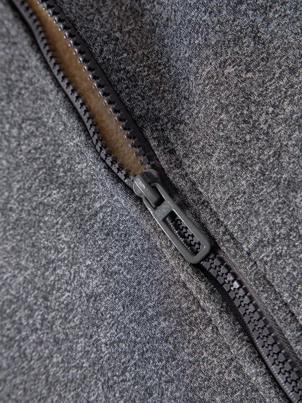 Winter Men's Zipper Jacket Fleece Warm Windproof Hoodie