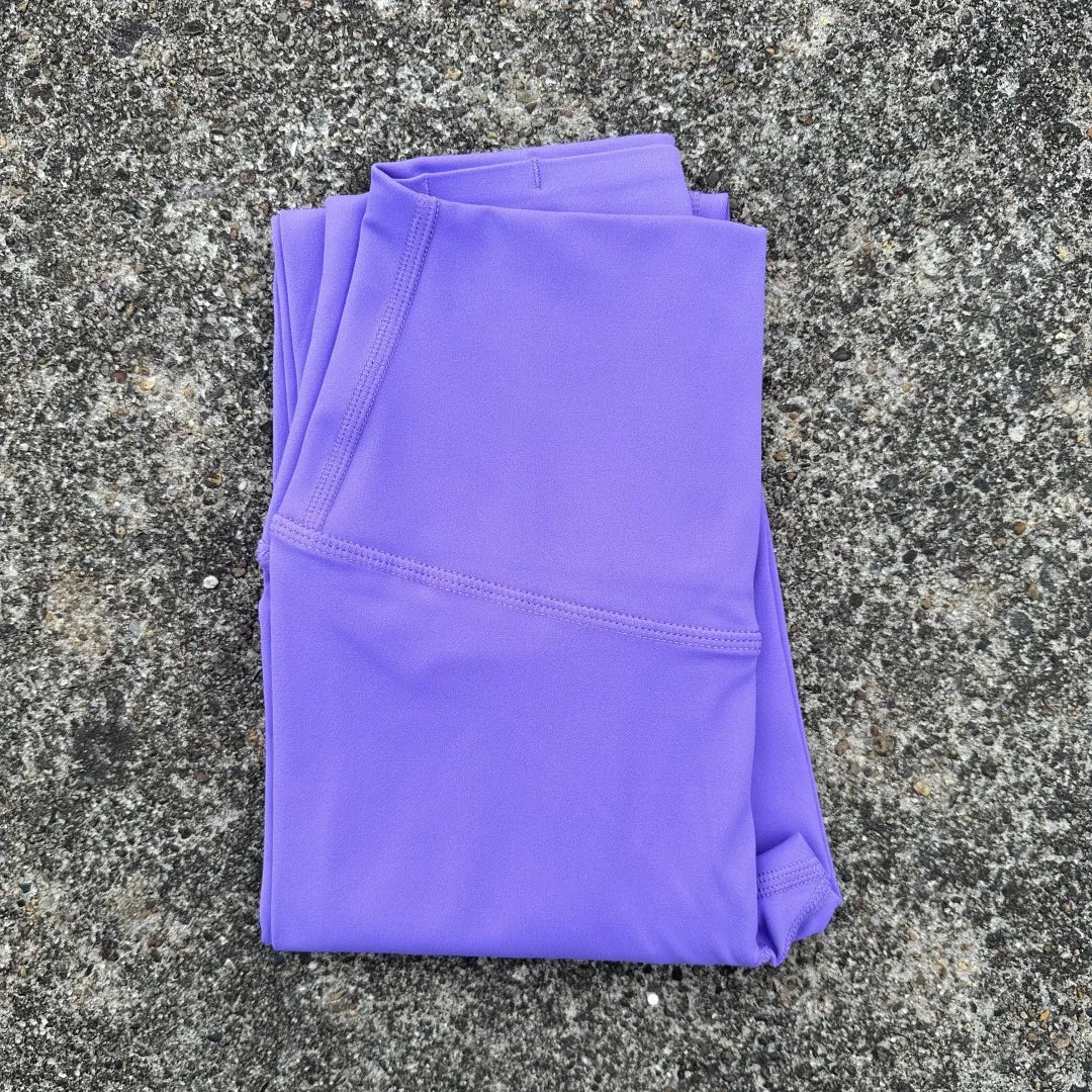 Solid Color High Waist Yoga Leggings For Women