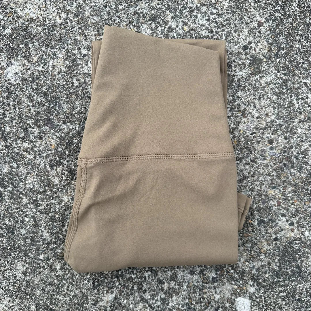 Solid Color High Waist Yoga Leggings For Women