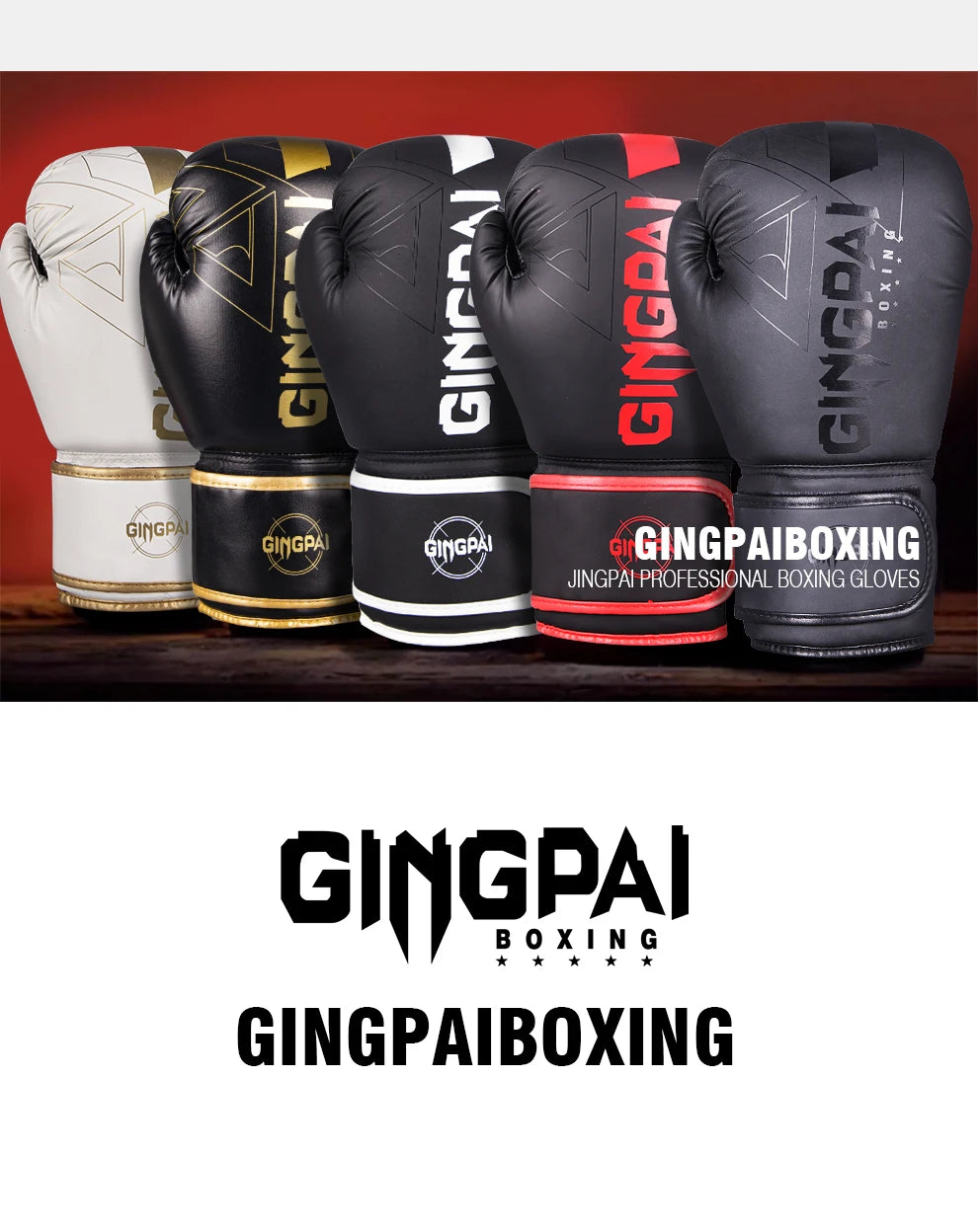 Professional 6/8/10/12/14oz Boxing Gloves