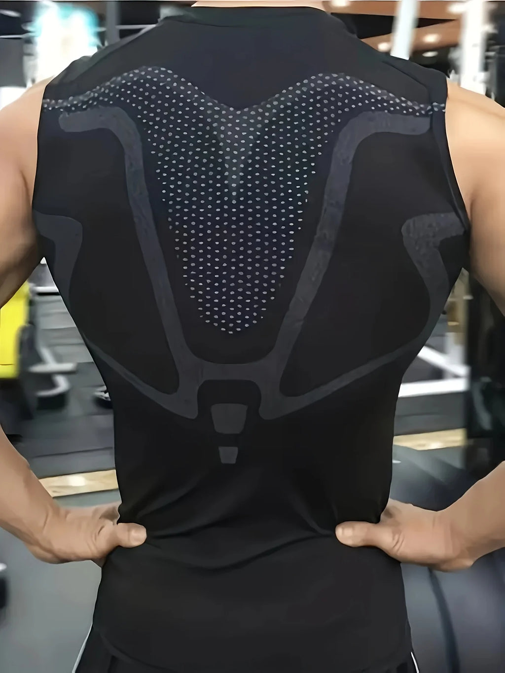 Men's Sleeveless Quick Dry Compression Tank Top For Training Fitness
