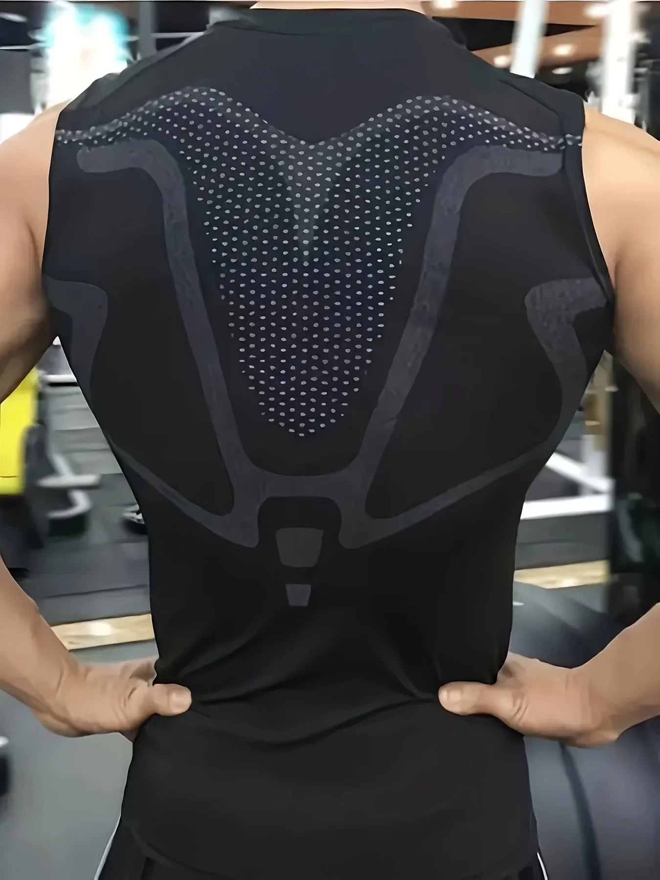 Men's Sleeveless Quick Dry Compression Tank Top For Training Fitness