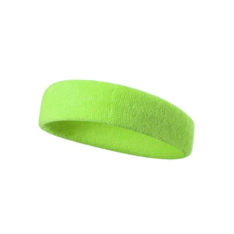 Women/Men Cotton Elastic Sweatband For Fitness Sports
