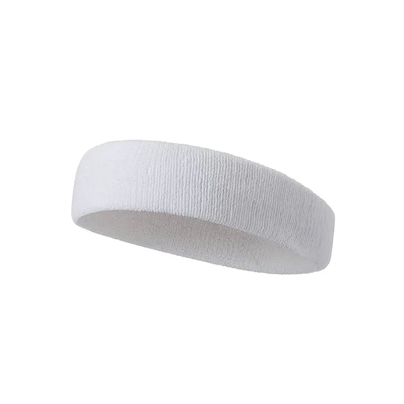 Women/Men Cotton Elastic Sweatband For Fitness Sports