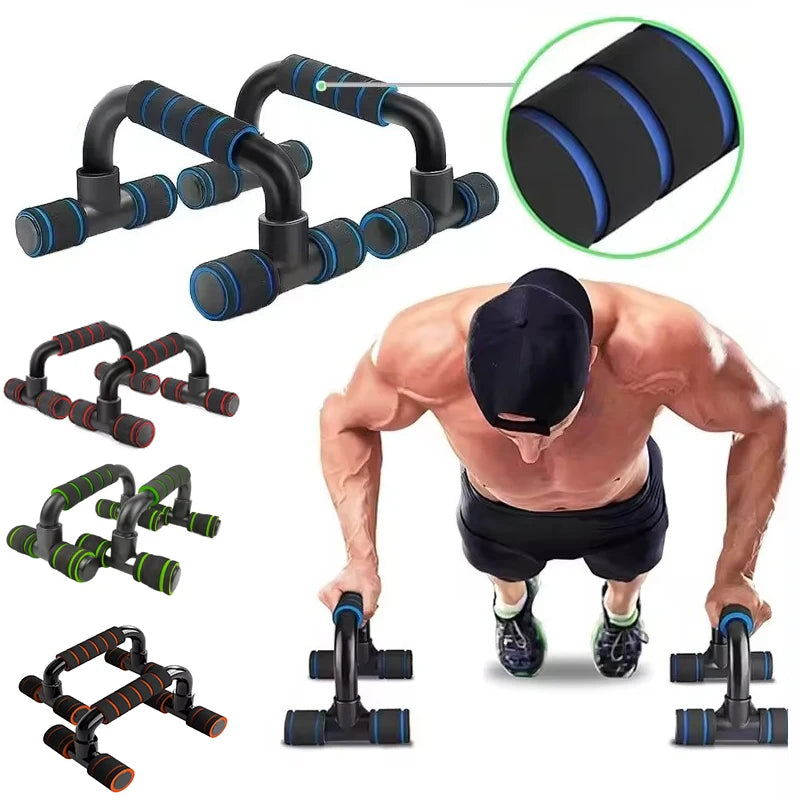 Portable Muscle Training Fitness Equipment Anti Skid Foam Handle Push Up Support