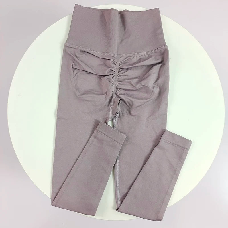 High Elastic Seamless Yoga Leggings - Women Fitness Quick Dry Push Up Sports Pants