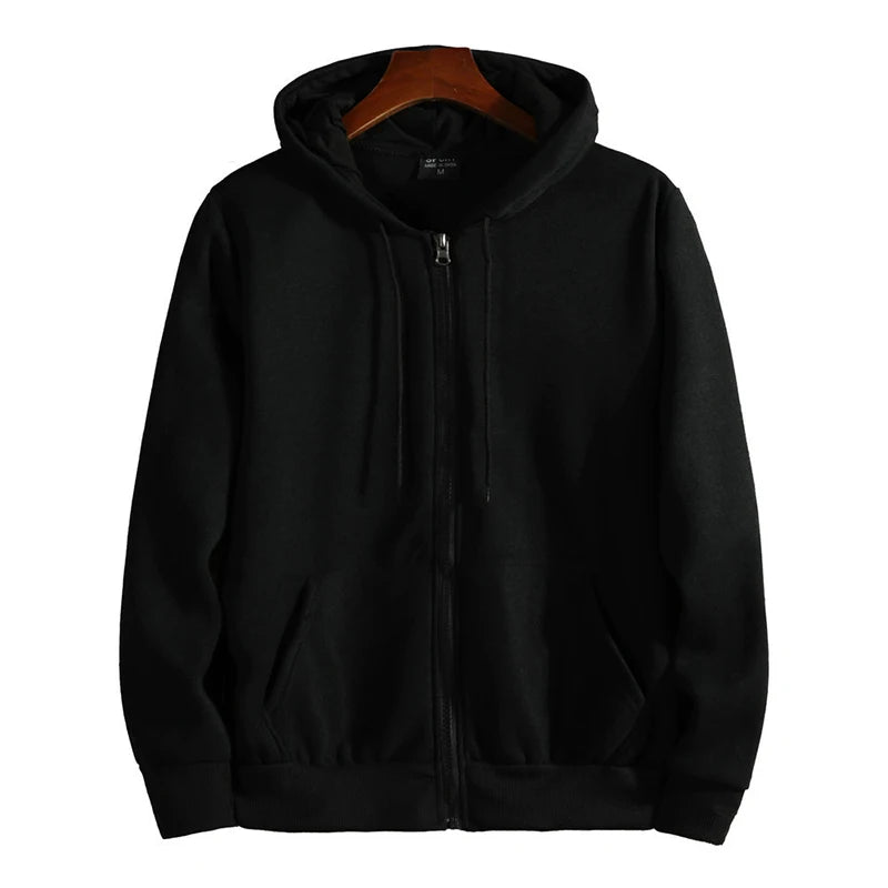Zipper Hoodie For Men Casual And Fitness