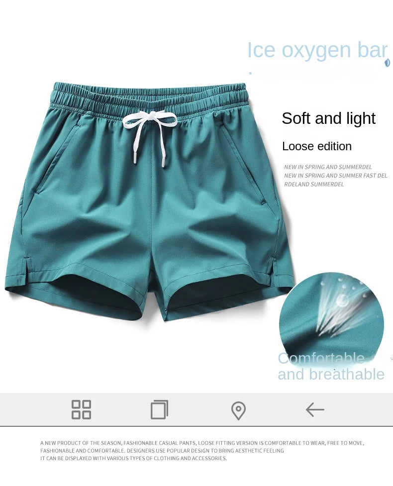 Sports Shorts With Zippered Pockets For Men And Women