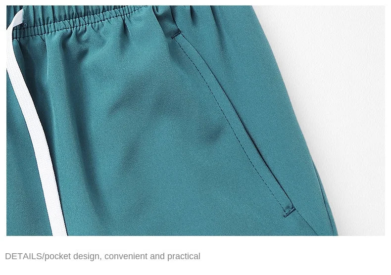 Sports Shorts With Zippered Pockets For Men And Women