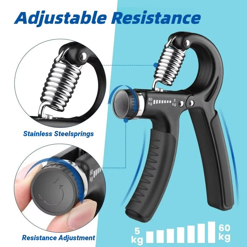 5-60KG Hand Grip Strengthener Forearm Exerciser