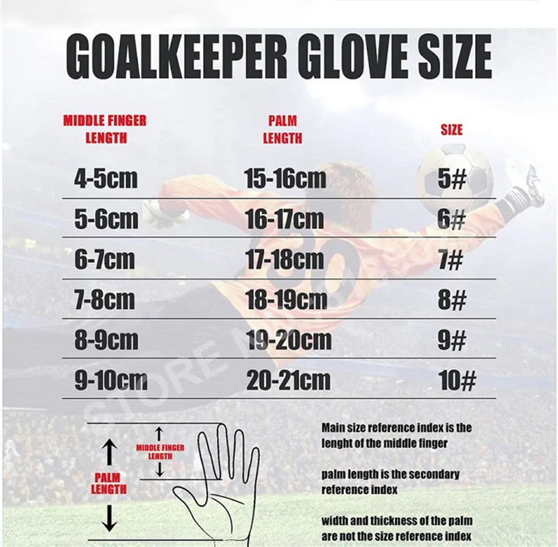 Goalkeeper Gloves Football Latex Guard Grip For Soccer