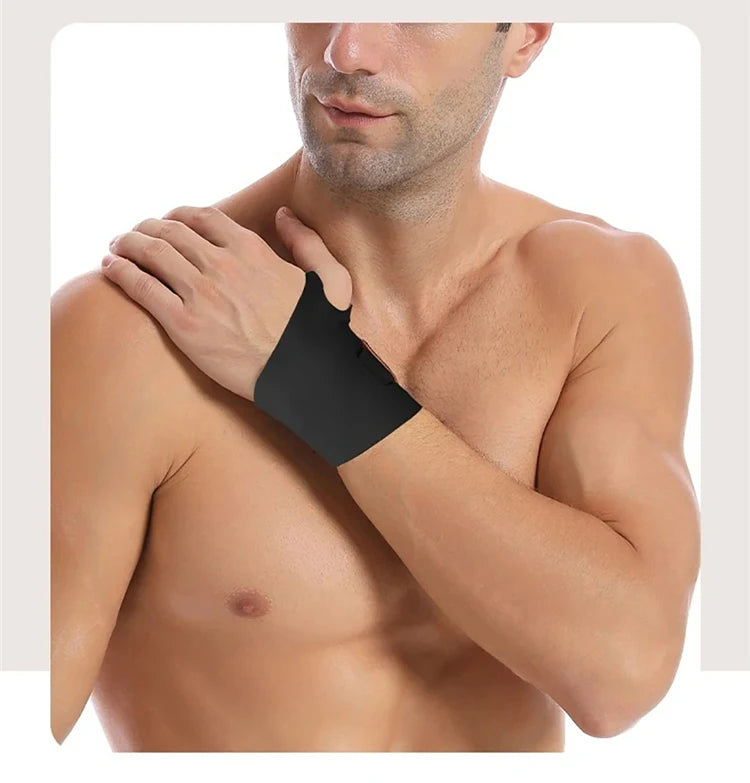 1 Piece Fitness Ultra-thin Elastic Adjustable Wristband For Protection And Pain Relief