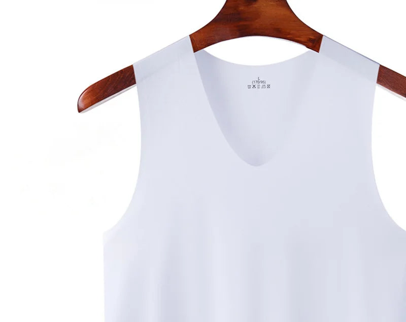 Men's Sleeveless Breathable Tank Top for Fitness and Sports