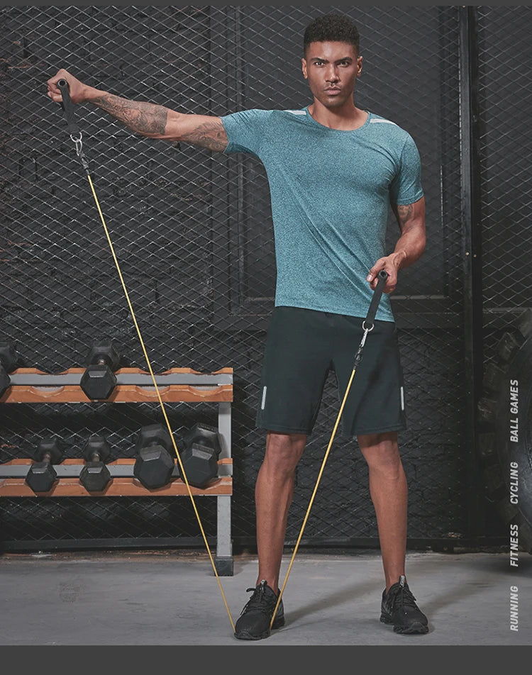 Running Shorts Men Loose Dry Fit Basketball Gym Fitness Shorts