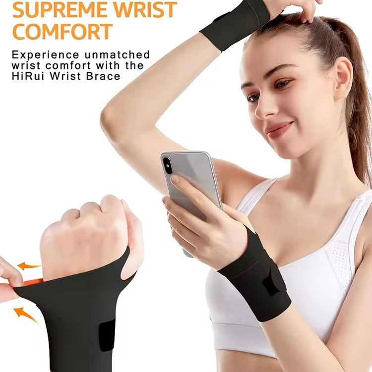 1 Piece Fitness Ultra-thin Elastic Adjustable Wristband For Protection And Pain Relief