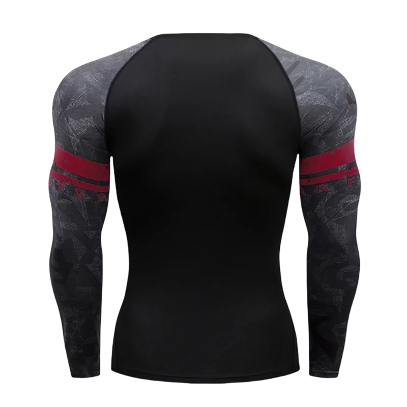 Gym Compression Dry Fit Men's Long Sleeve Fitness T-shirt