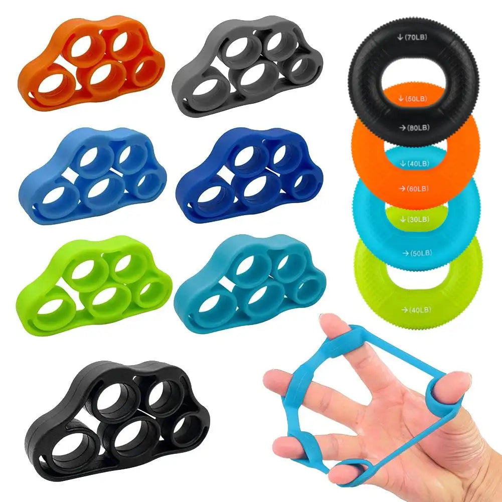 1-3 Pack Silicone Finger Gripper Strengthener