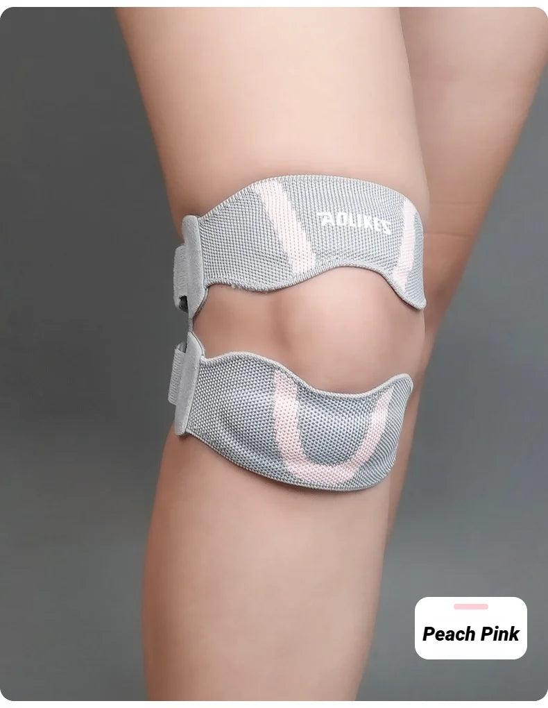Patella Knee Strap With Silicone Pad For Patellar Tendon Support Adjustable Compression Sports Brace