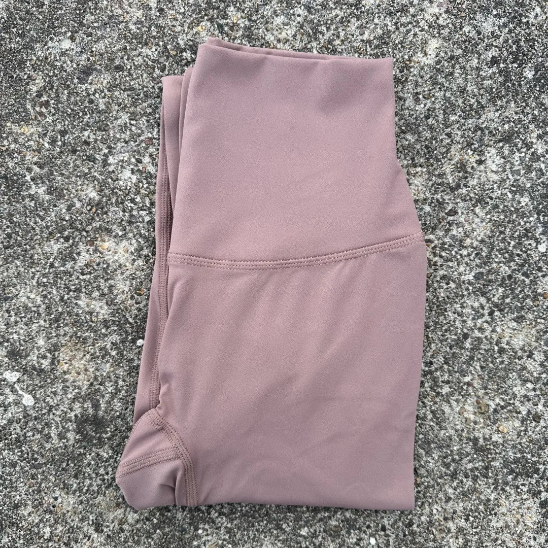 Solid Color High Waist Yoga Leggings For Women