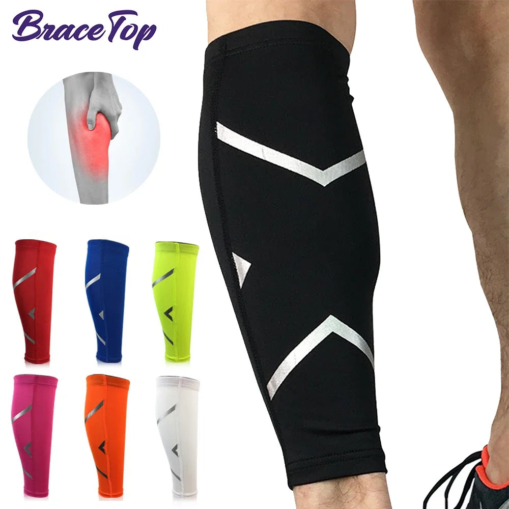 Calf Compression Sleeve Shin Splint Support for Sports Running Exercise