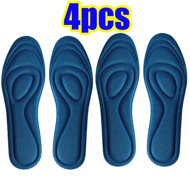 4pcs Memory Foam Orthopedic Insoles for Shoes Men and Women