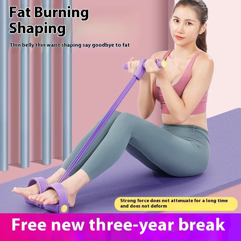 Multifunction Tension Rope Resistance Band Elastic Pedal Puller for Leg Stretching