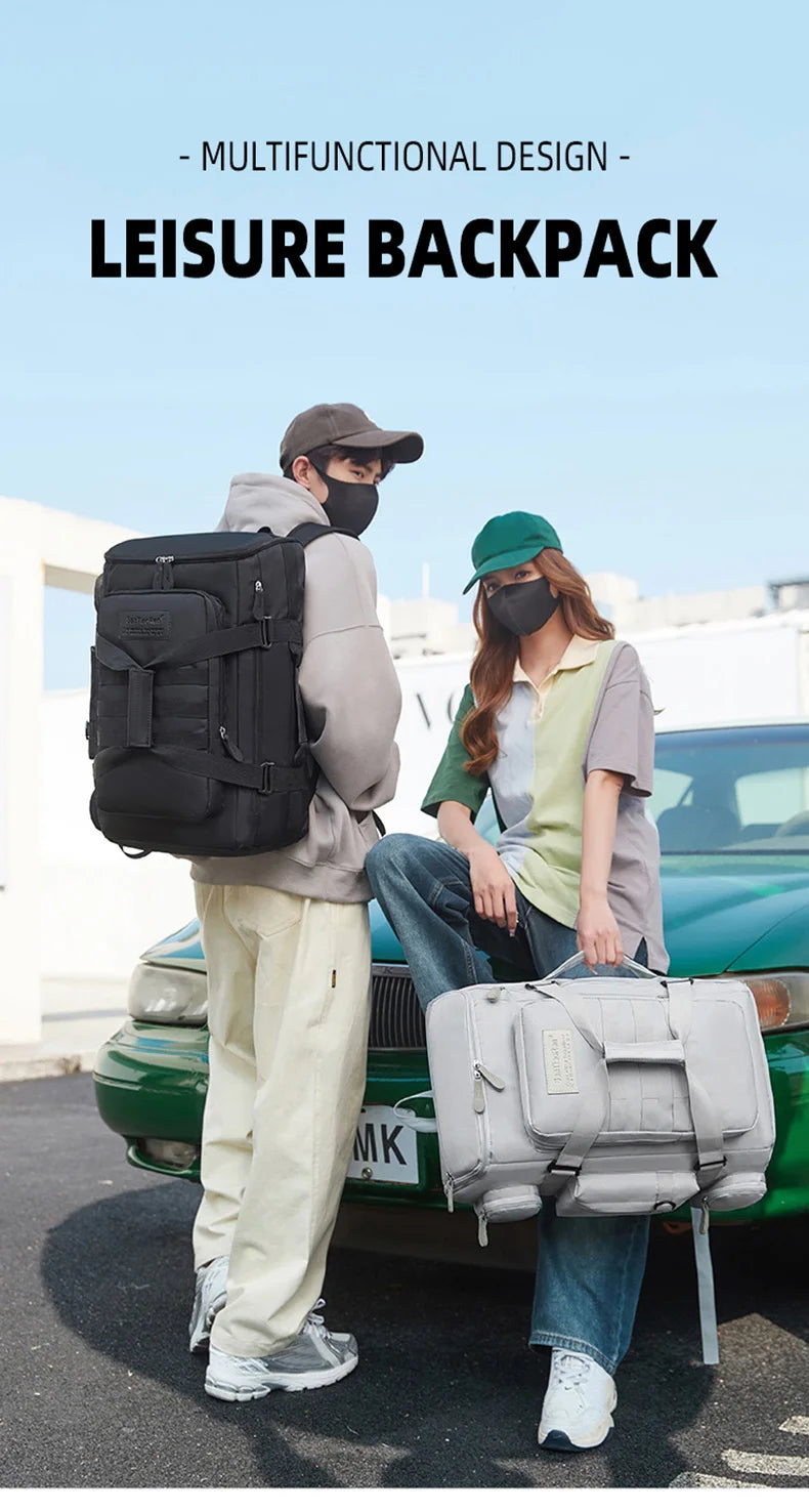 Large Capacity Gym Bag Travel Backpack For Travel Sports And Fitness