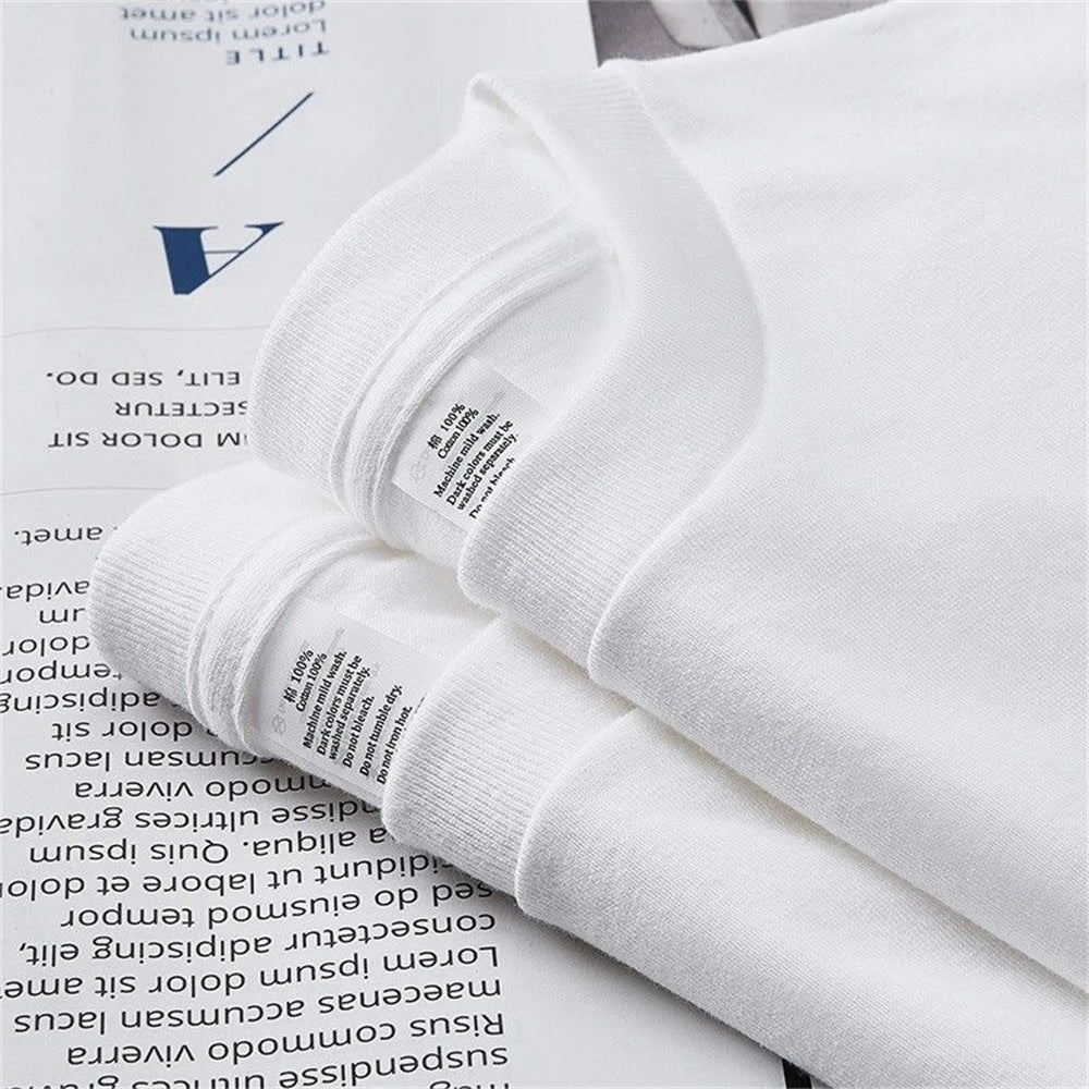 2 Pack 100% Cotton Solid T Shirts Men and Women
