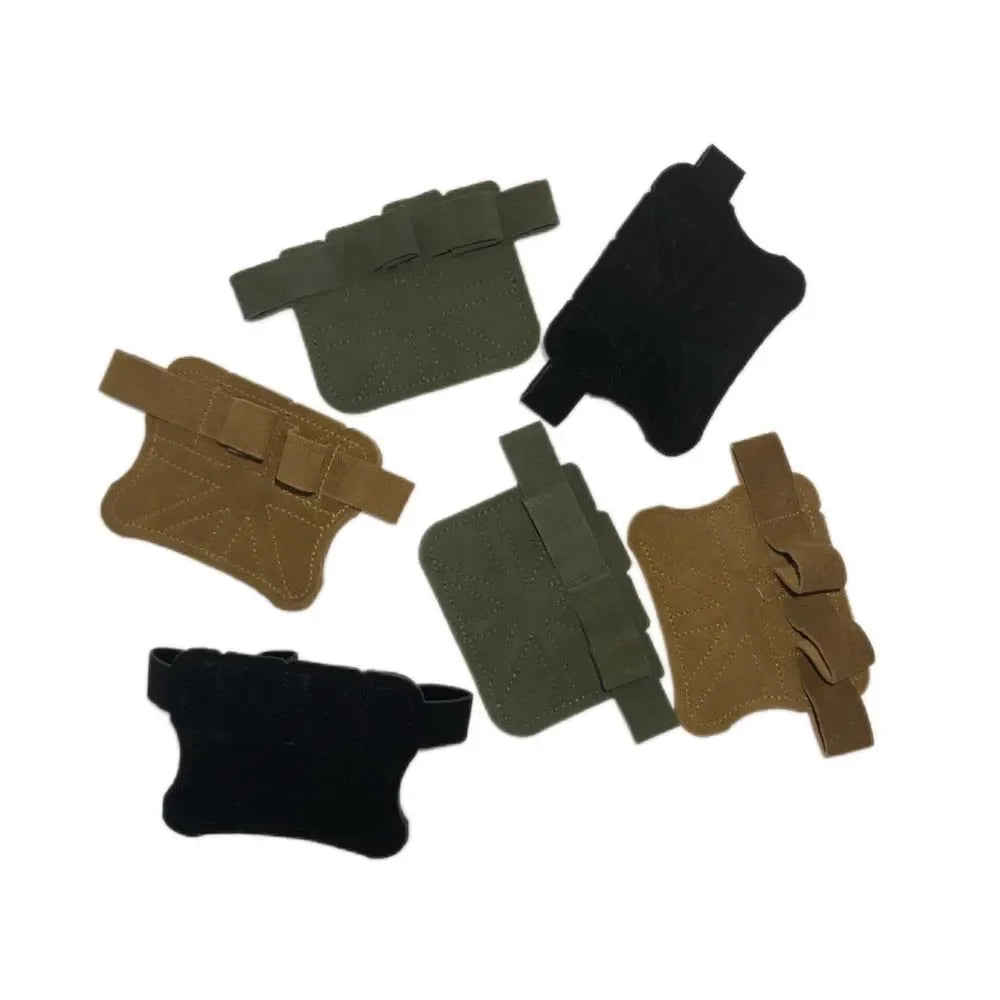 Leather Weight Lifting Training Gloves Palm Protection For Weights