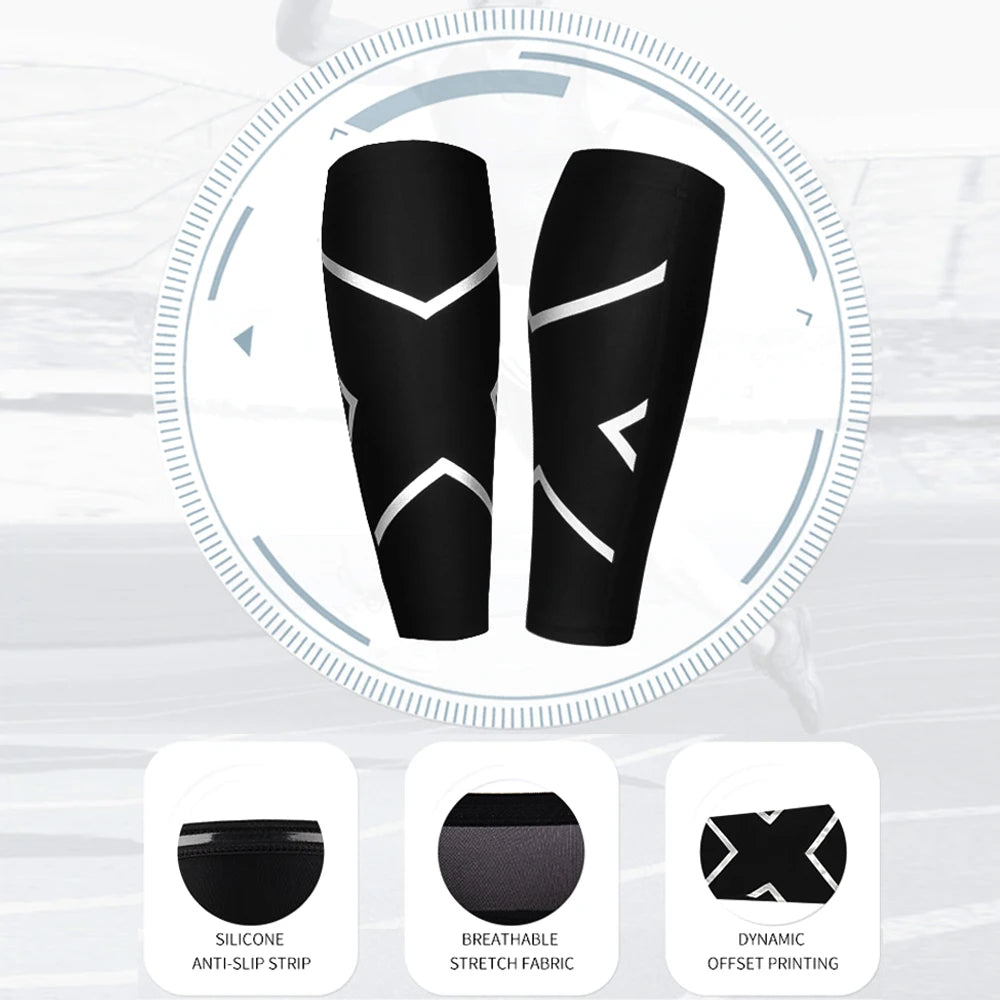 Calf Compression Sleeve Shin Splint Support for Sports Running Exercise