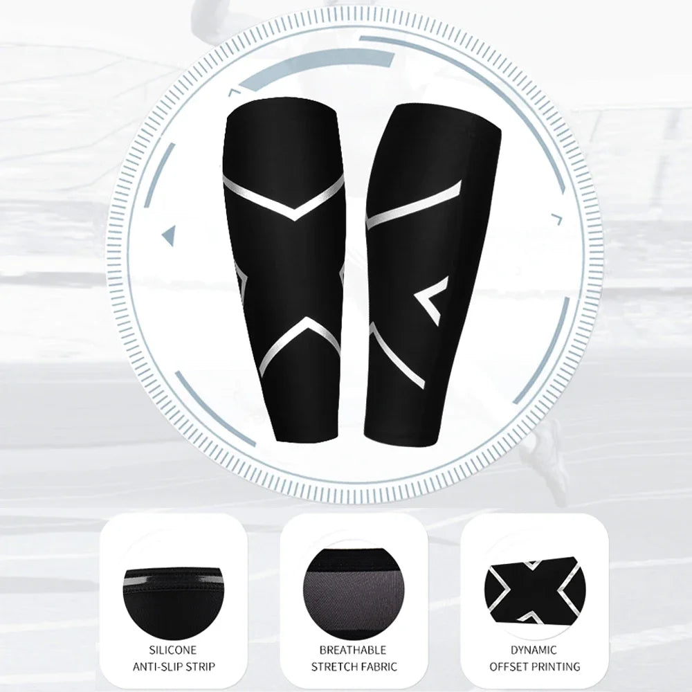 Calf Compression Sleeve Shin Splint Support for Sports Running Exercise