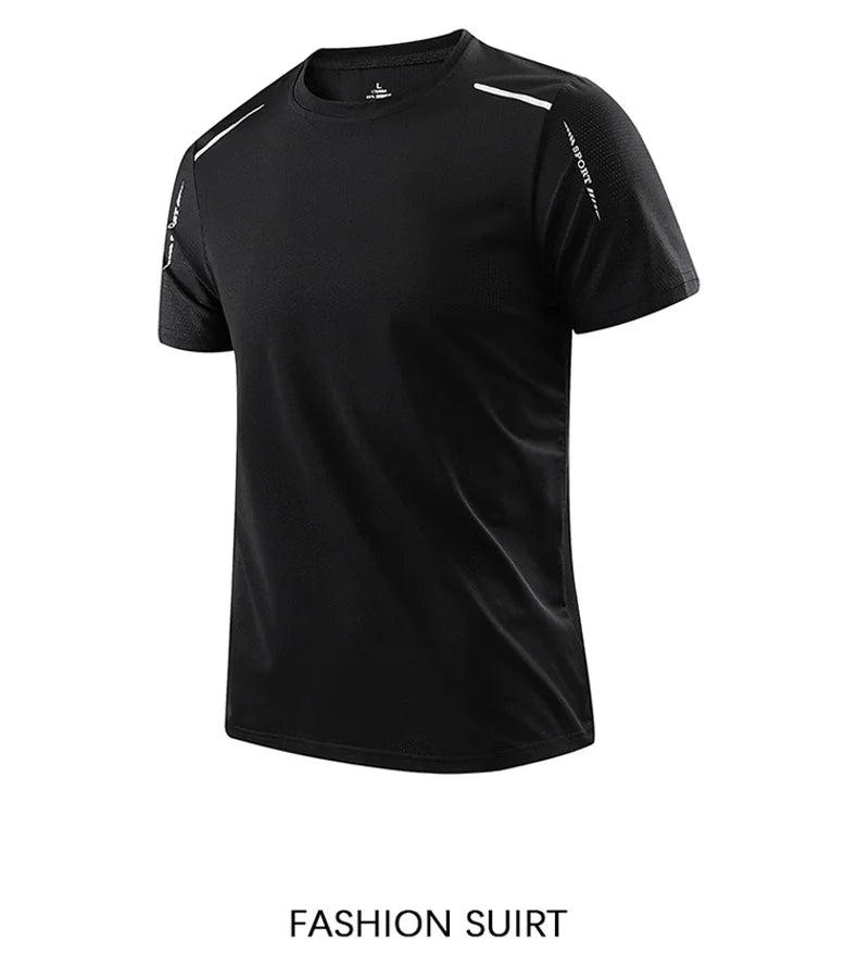Men's Running Quick Drying T-Shirts Breathable For Sports and Fitness