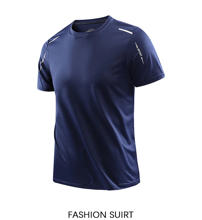 Men's Running Quick Drying T-Shirts Breathable For Sports and Fitness