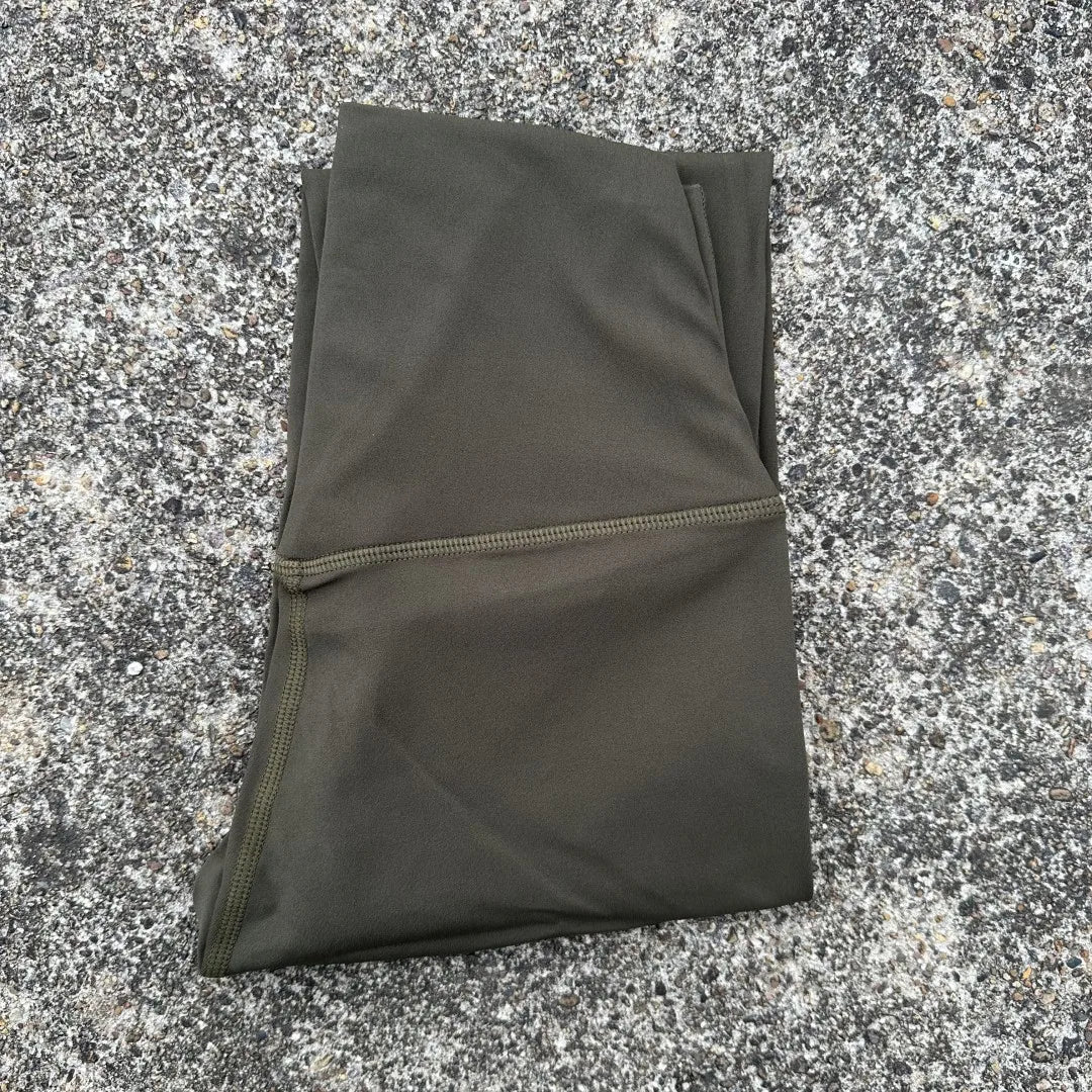 Solid Color High Waist Yoga Leggings For Women