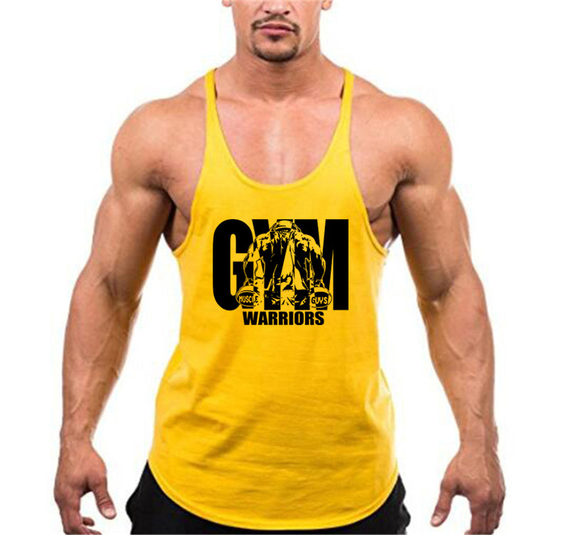 Men's Fitness Bodybuilding Cotton Tank Tops