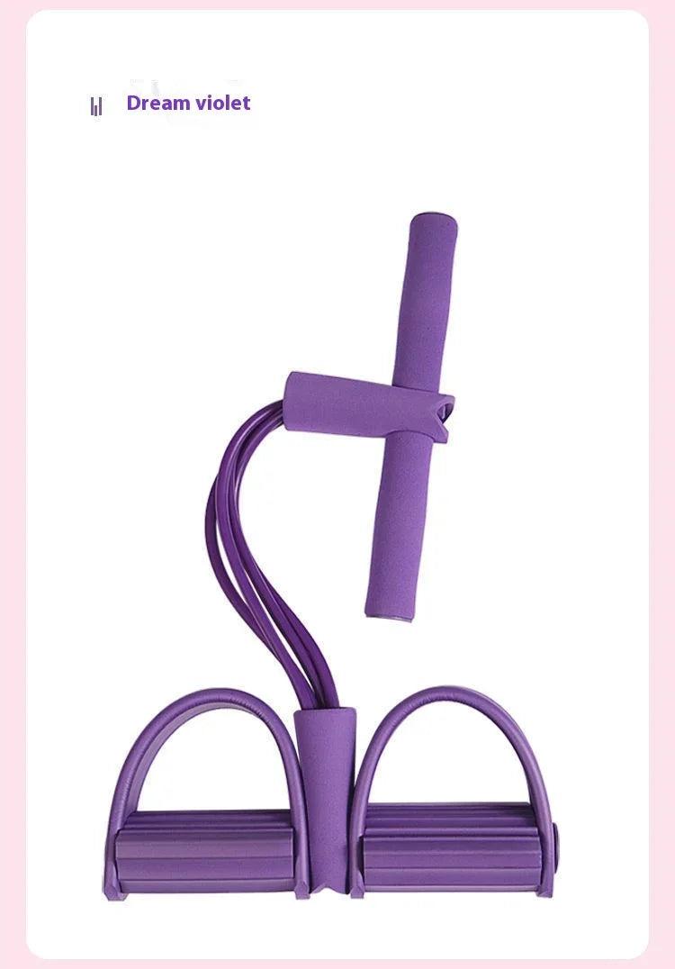 Multifunction Tension Rope Resistance Band Elastic Pedal Puller for Leg Stretching