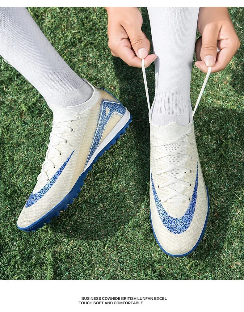 Men and Women Professional Training Football Cleats Ultralight Soccer Shoes
