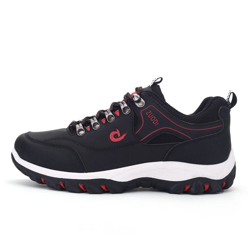 Men's Waterproof Hiking Shoes Outdoor Leather Sports Shoes