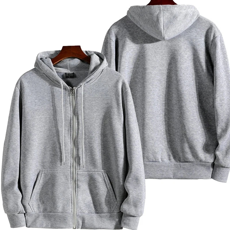 Zipper Hoodie For Men Casual And Fitness