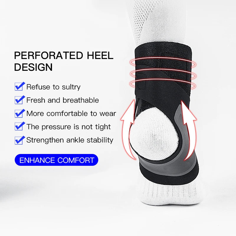 Ankle Support Elastic Breathable Ankle Brace Adjustable Compression Brace