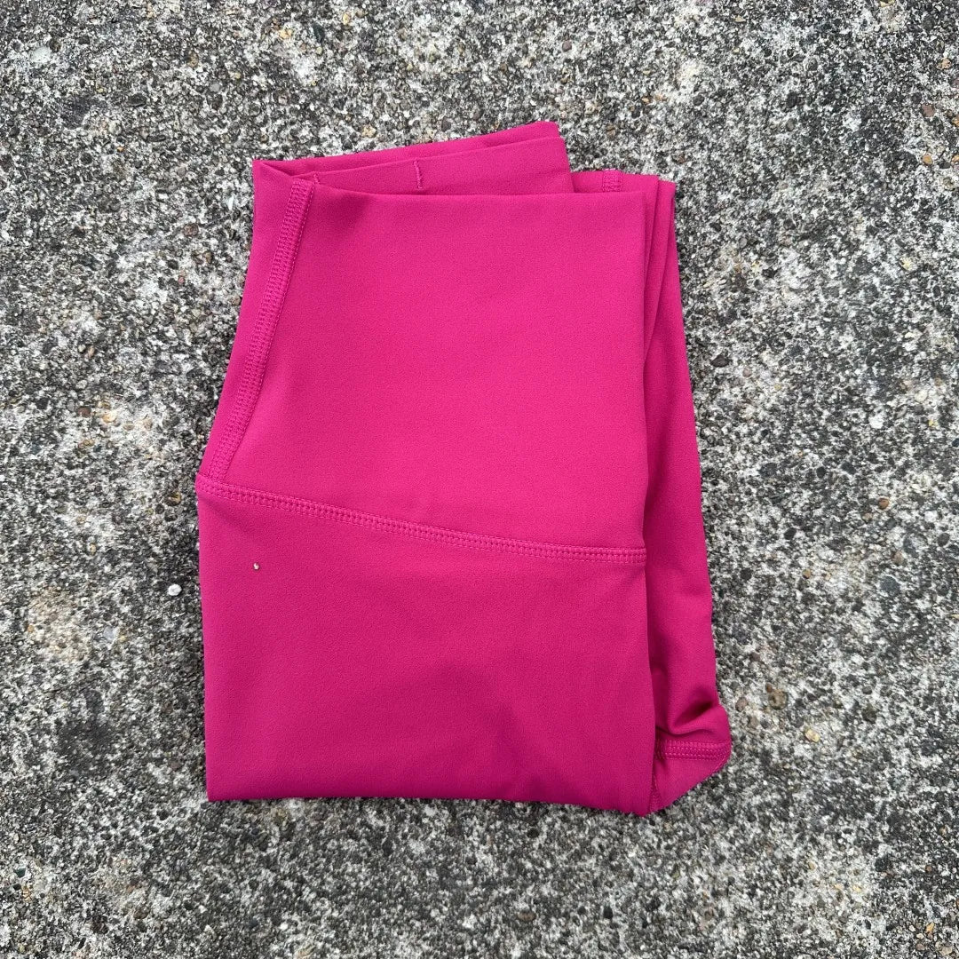 Solid Color High Waist Yoga Leggings For Women