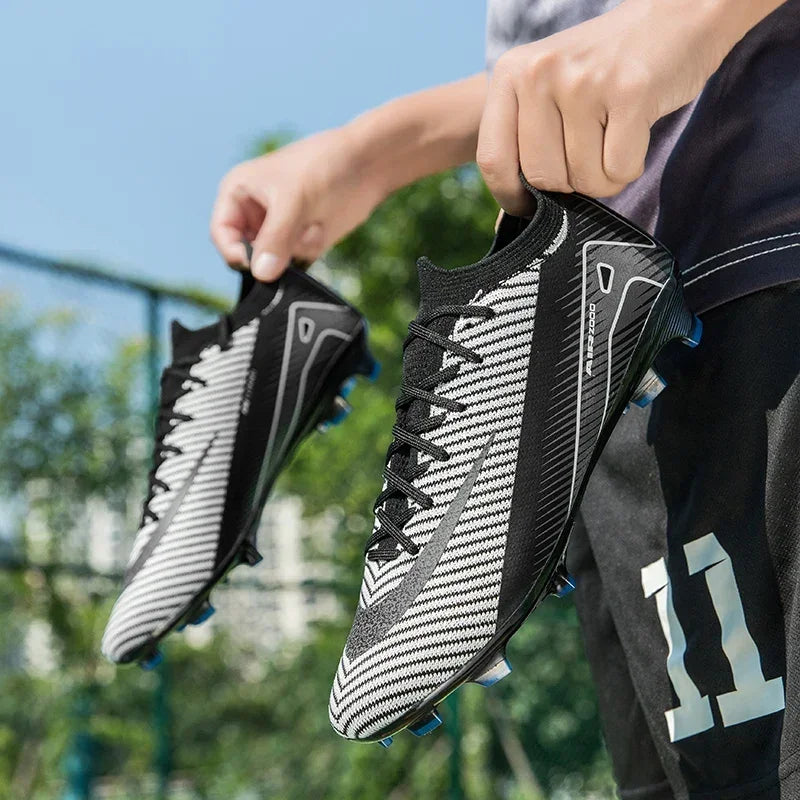 Men and Women Professional Training Football Cleats Ultralight Soccer Shoes