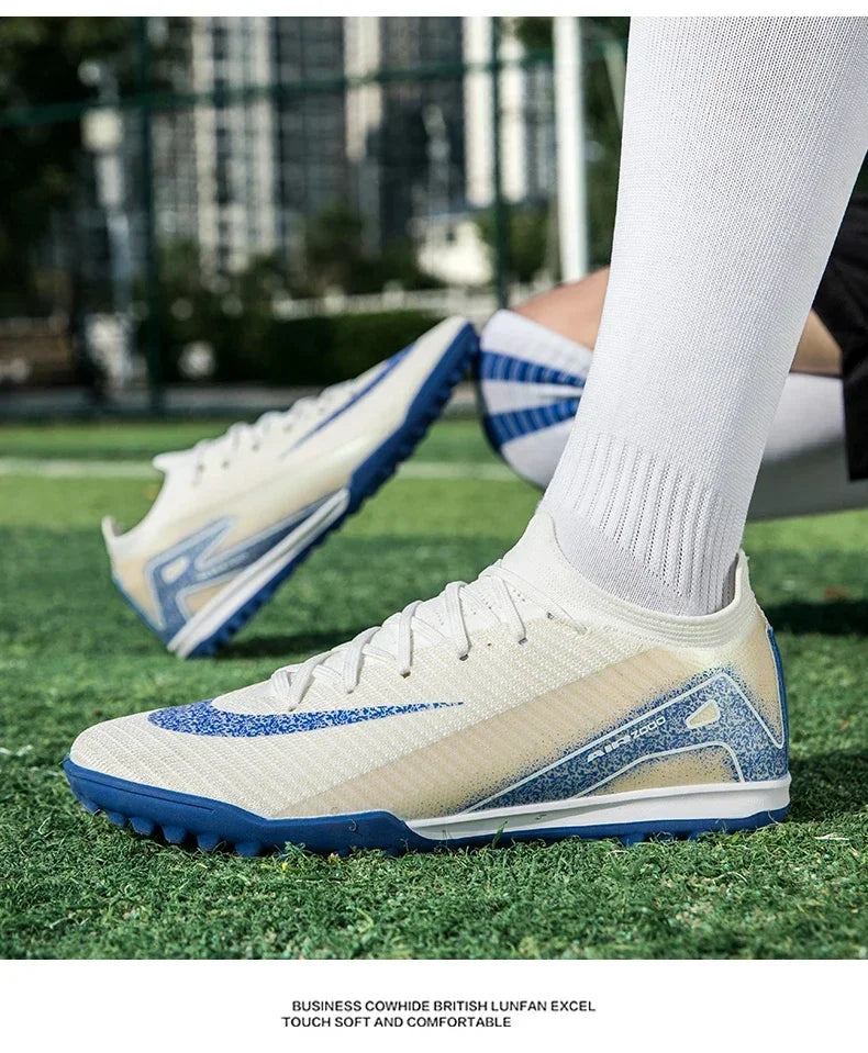 Men and Women Professional Training Football Cleats Ultralight Soccer Shoes