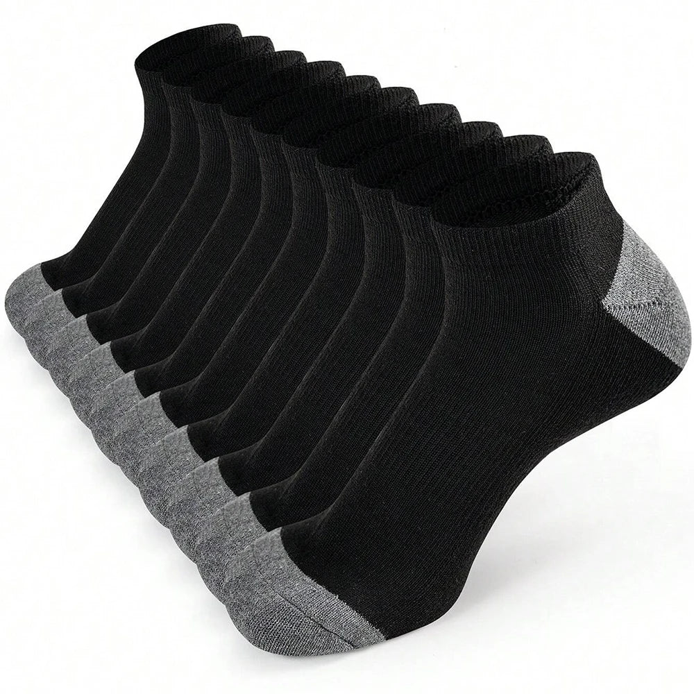 10 Pairs Of Comfortable Breathable Socks For Sports