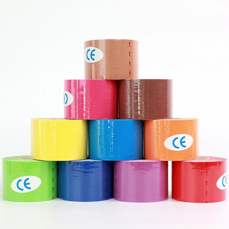 5-10 cm Sports Tape Muscle Kinesiology Pain Relief Strain Patch Athletic Recovery Bandages