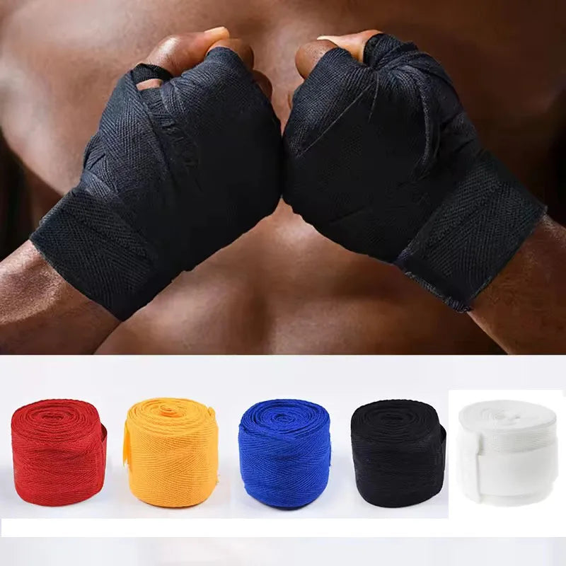 2 Piece 1.5/2/3/5M Boxing Training Bandages Cotton Sports Bandages For Martial Arts