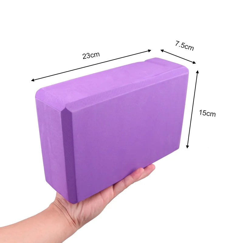 2 Pack Gym Blocks Foam Brick Training Exercise Fitness Equipment Yoga Blocks