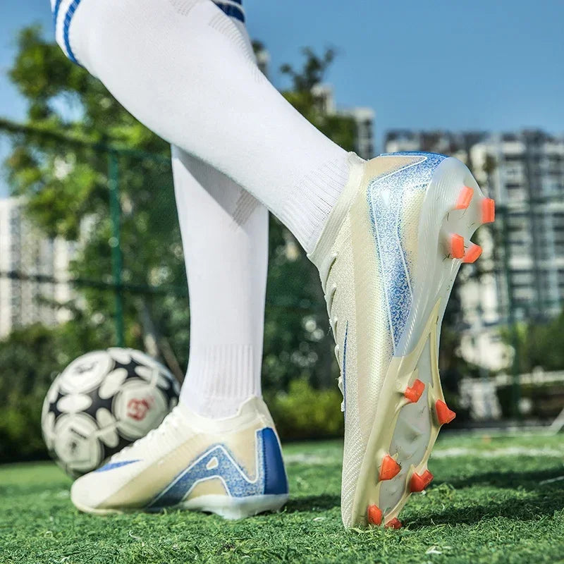 Men and Women Professional Training Football Cleats Ultralight Soccer Shoes