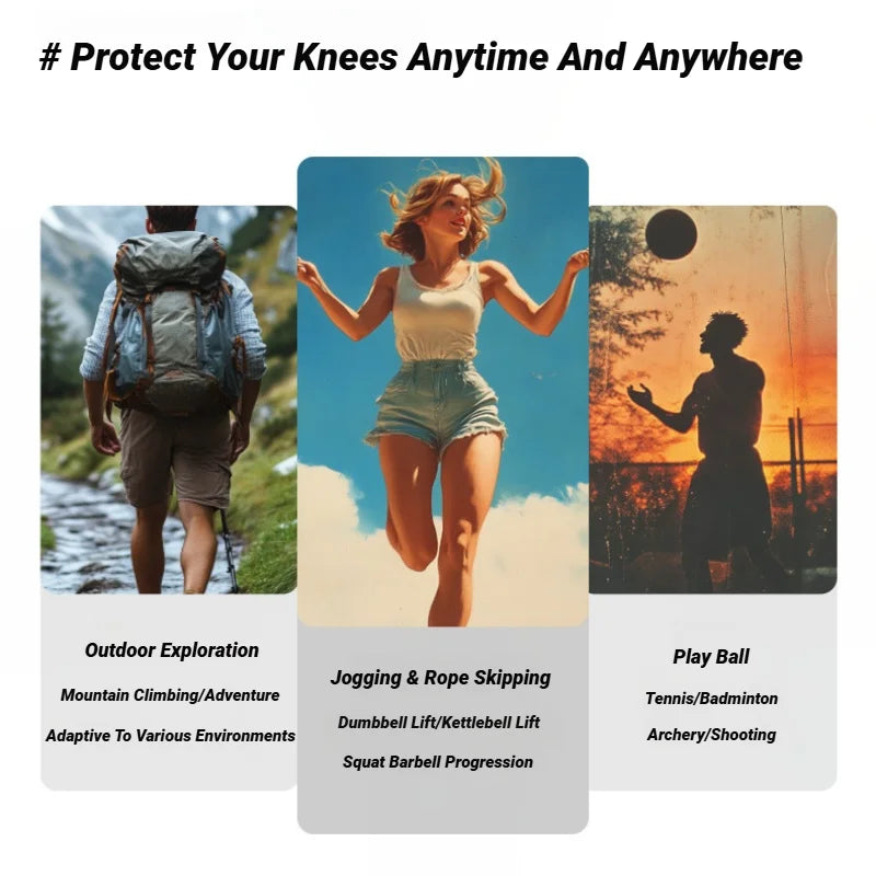 Adjustable PVC Knee Patellar Band Tendon Support Brace for Sports